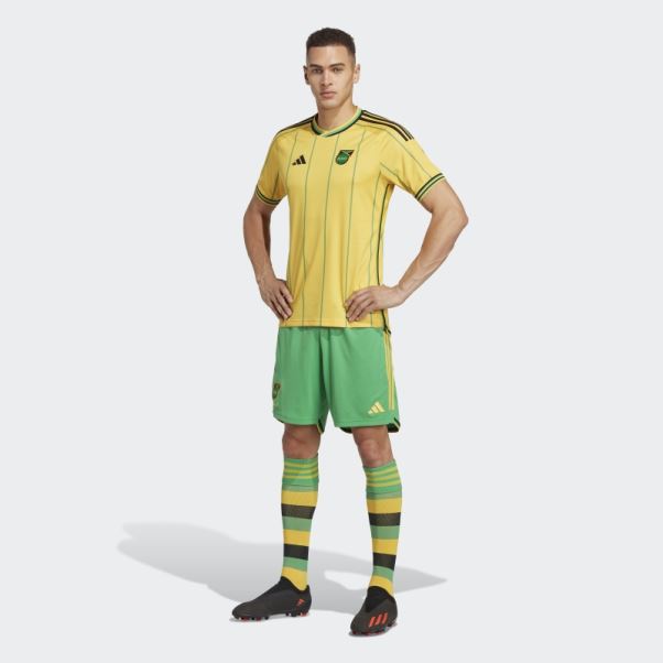 Mode Adidas Jamaica 23 Maillot Domicile Vert