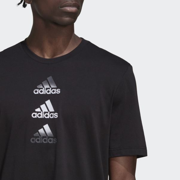 T-shirt Logo Adidas Conçu Pour Se Déplacer Noir