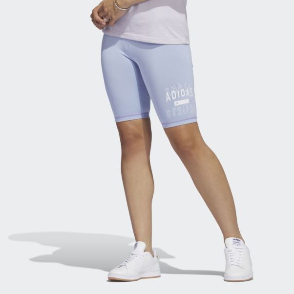 Short Cycliste Adidas Aube Sport Statement Bleu