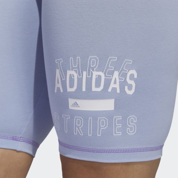 Short Cycliste Adidas Aube Sport Statement Bleu