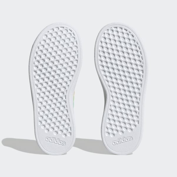 Adidas Grand Court Lifestyle Tennis Chaussures à Lacets Menthe