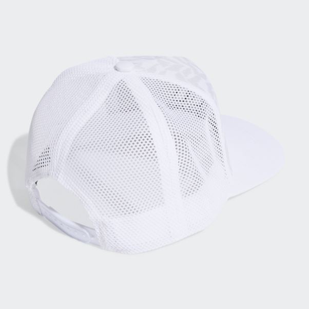 Casquette Trucker Adidas Snapback Blanche