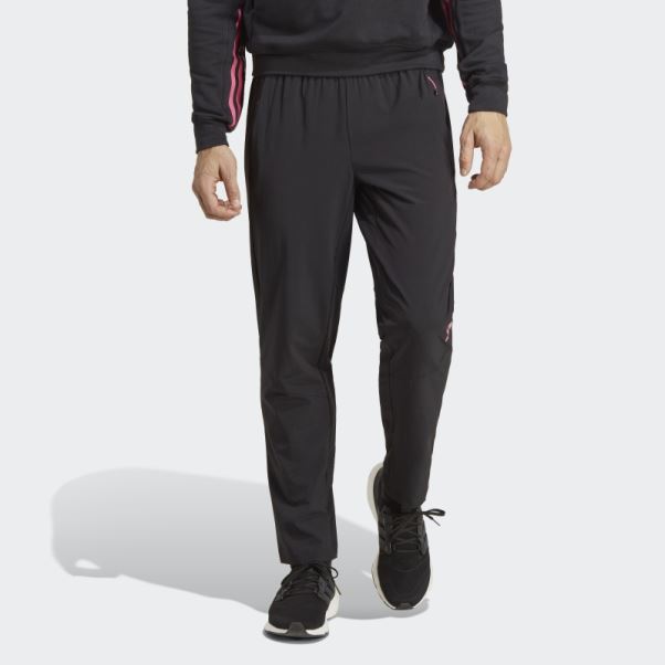 Pantalon Adidas Noir Conçu Pour L'entraînement Pro Series Hiit Organisé Par Cody Rigsby
