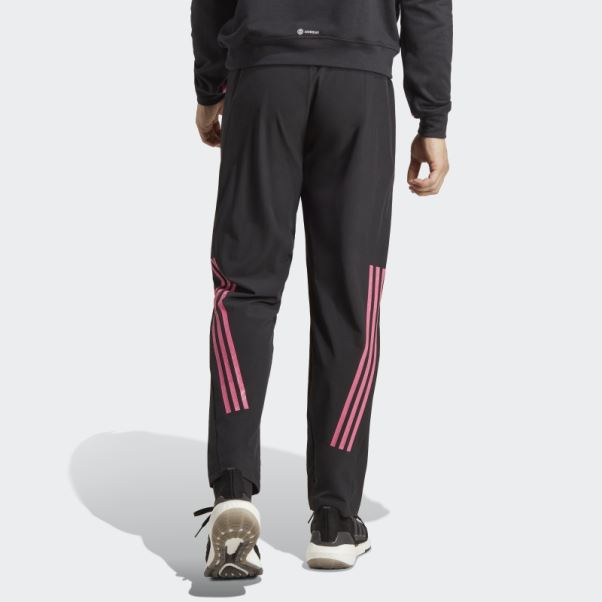 Pantalon Adidas Noir Conçu Pour L'entraînement Pro Series Hiit Organisé Par Cody Rigsby