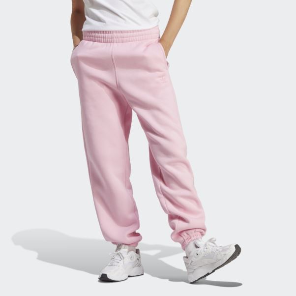 Pantalon De Jogging En Molleton Essentials Adidas True Pink