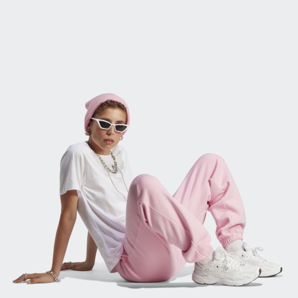 Pantalon De Jogging En Molleton Essentials Adidas True Pink