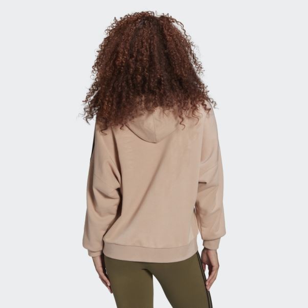 Adidas Sweat à Capuche Cendre Perle