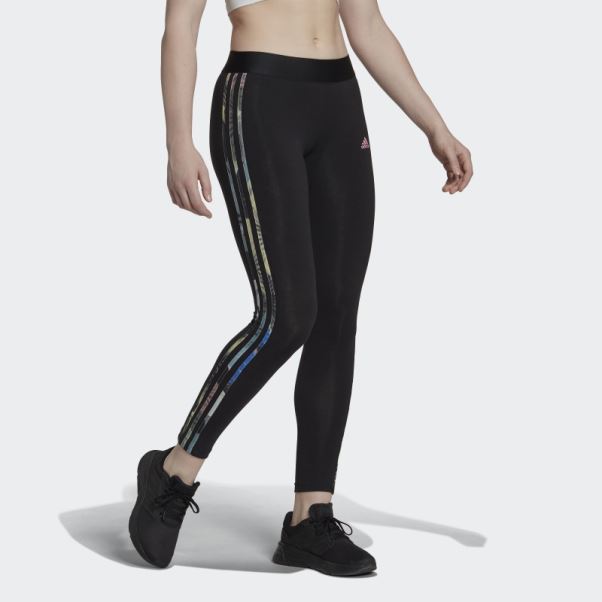 Adidas Legging 3 Bandes Rose
