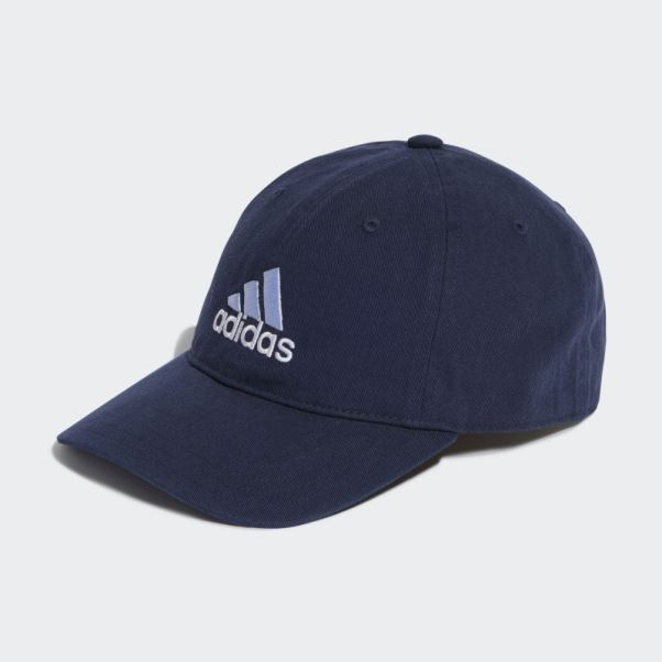 Adidas Casquette Papa Logo Brodé Bicolore Encre