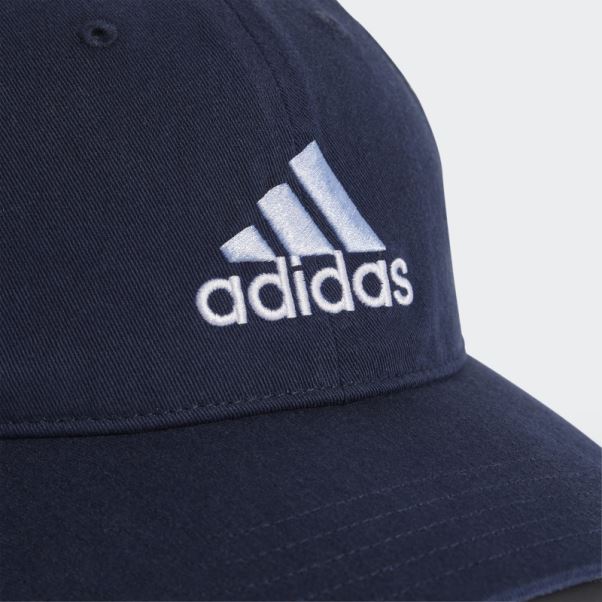 Adidas Casquette Papa Logo Brodé Bicolore Encre