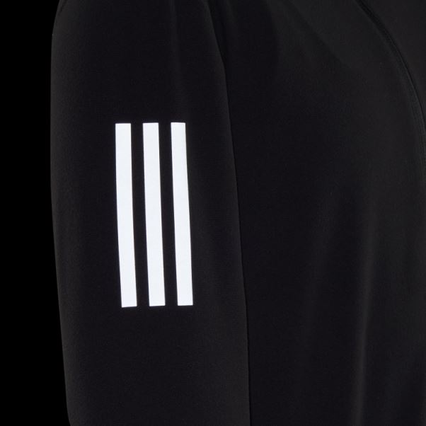 Sweat-shirt Adidas Own The Run Running 1/2 Zip Noir