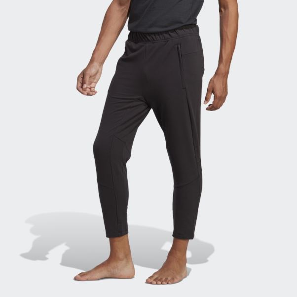 Adidas Conçu Pour L'entraînement Yoga Pantalon D'entraînement 7/8 Noir