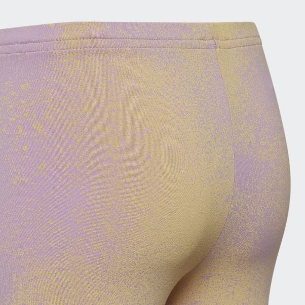 Legging Imprimé Graphique Adidas Lilas