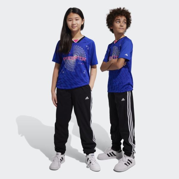 Pantalon Tissé à 3 Bandes Adidas Essentials Noir