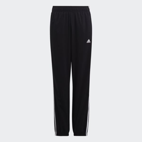 Pantalon Tissé à 3 Bandes Adidas Essentials Noir