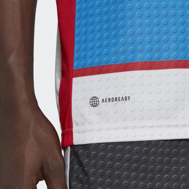Maillot Domicile Adidas Tiro X Lego Bleu Mode