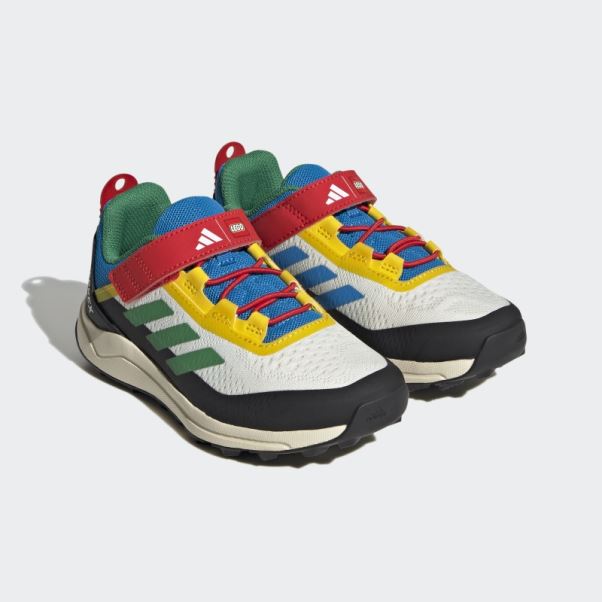 Terrex X Lego Agravic Flow Trail Running Chaussures Adidas Blanc