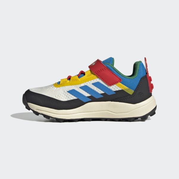 Terrex X Lego Agravic Flow Trail Running Chaussures Adidas Blanc