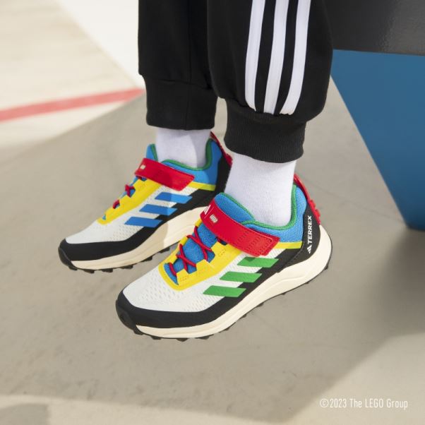 Terrex X Lego Agravic Flow Trail Running Chaussures Adidas Blanc