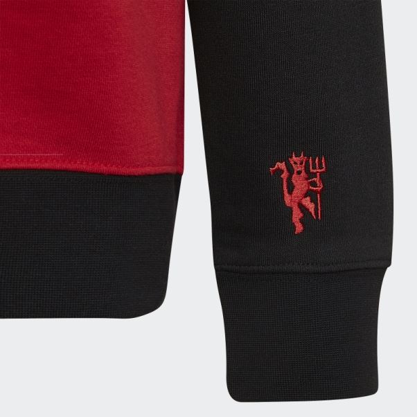 Sweat Manchester United Rouge Adidas