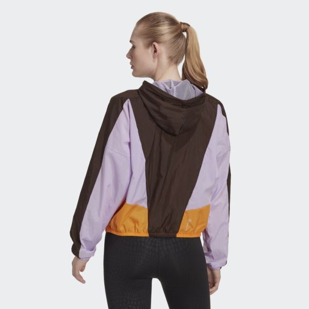 Adidas Sweat à Capuche Hyperglam Marron Foncé