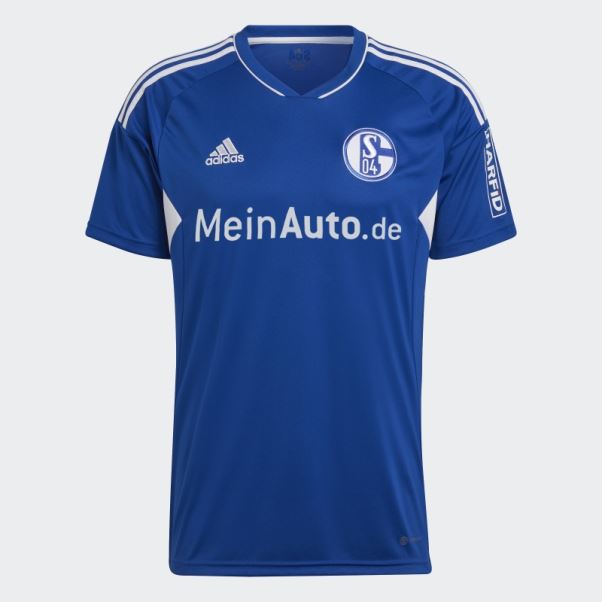 Maillot Domicile Adidas Fc Schalke 04 22/23 Bleu Royal