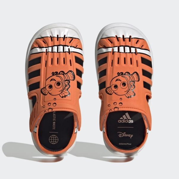 Sandales D'été à Bout Fermé Adidas Nemo Et Dory Orange