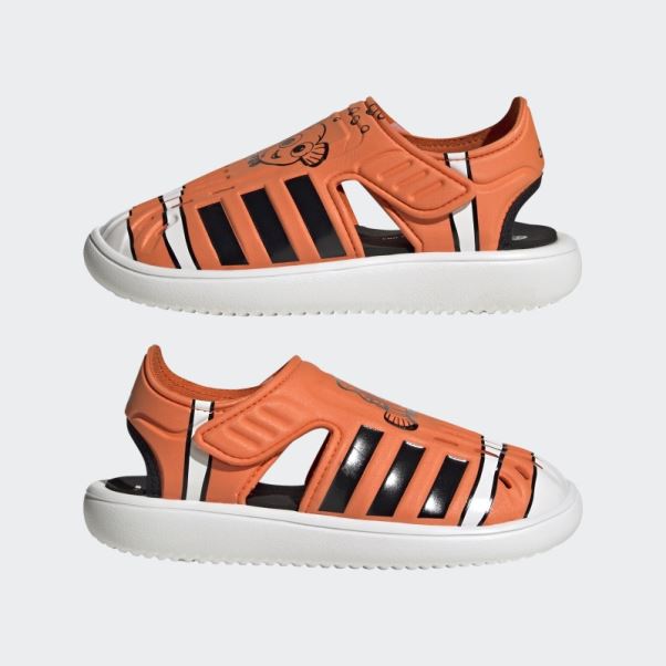 Sandales D'été à Bout Fermé Adidas Nemo Et Dory Orange