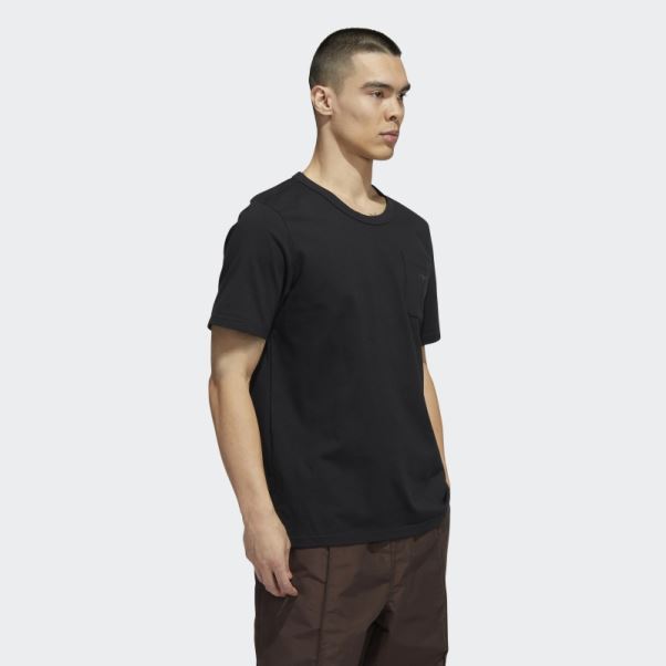Shmoofoil Heavyweight Pocket Tee Noir Adidas