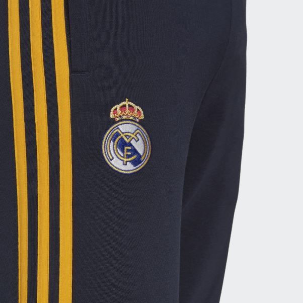 Pantalon De Survêtement Adidas Night Navy Real Madrid 3-stripes Sweat