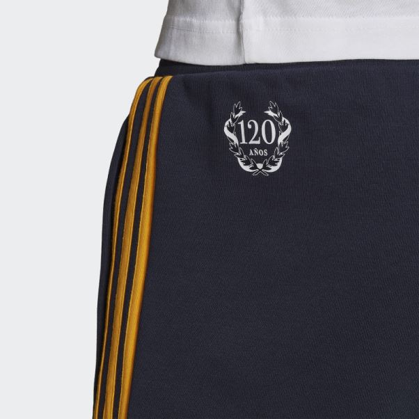 Pantalon De Survêtement Adidas Night Navy Real Madrid 3-stripes Sweat