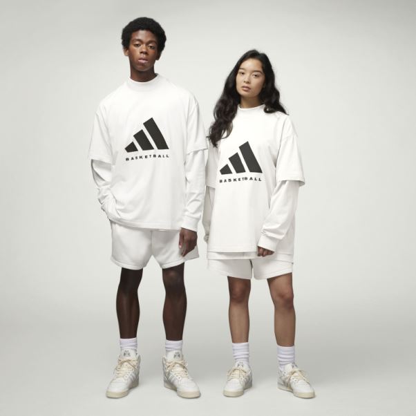 T-shirt De Basket-ball Adidas Blanc
