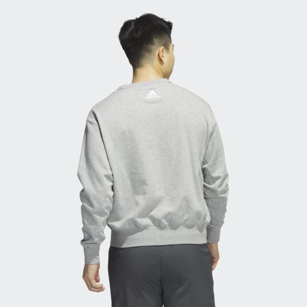 Sweat Ras Du Cou Vintage Avalanche Gris Moyen Adidas
