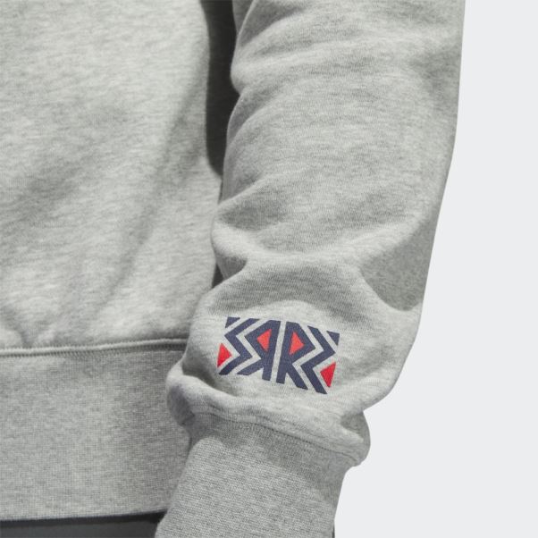 Sweat Ras Du Cou Vintage Avalanche Gris Moyen Adidas