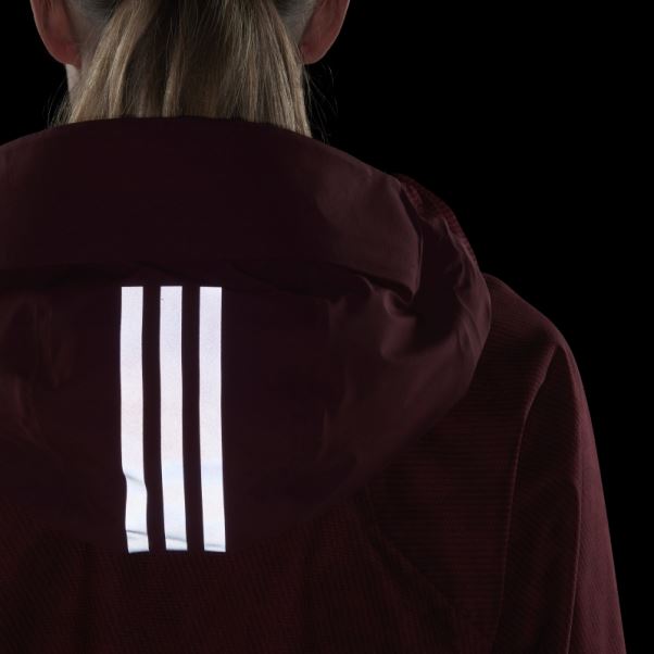 élégant Adidas Terrex Techrock Rain.rdy Anorak Rouge