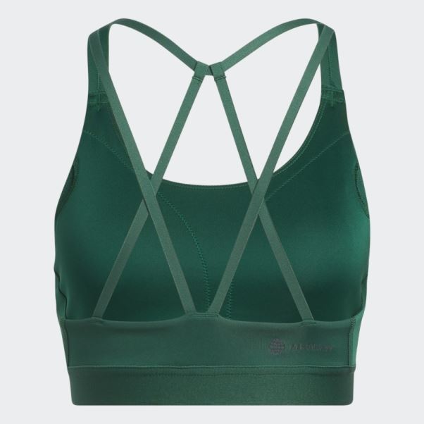 Soutien-gorge Adidas Vert Foncé W Stm Ult