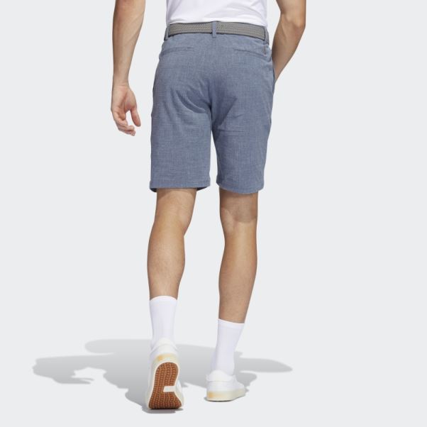 Short Hachuré Bleu Marine Adidas
