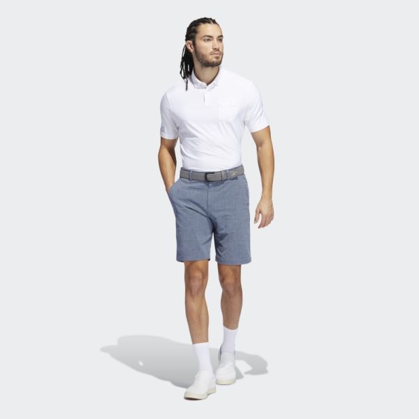 Short Hachuré Adidas Bleu Marine