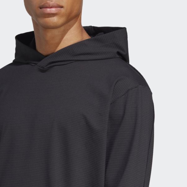 Sweat à Capuche Graphique Adidas Yoga Training Noir