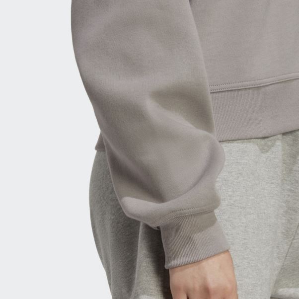 Sweat Adidas By Stella Mccartney Sportswear Gris Colombe Fashion