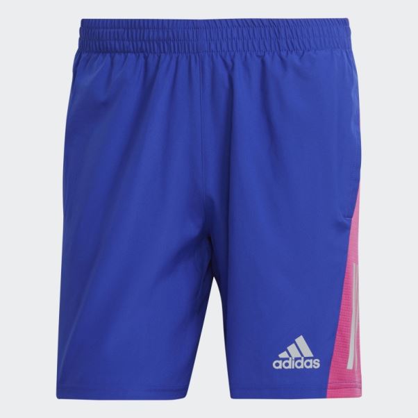 Adidas Possède Le Short De Course Bleu