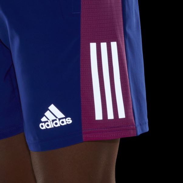 Adidas Possède Le Short De Course Bleu