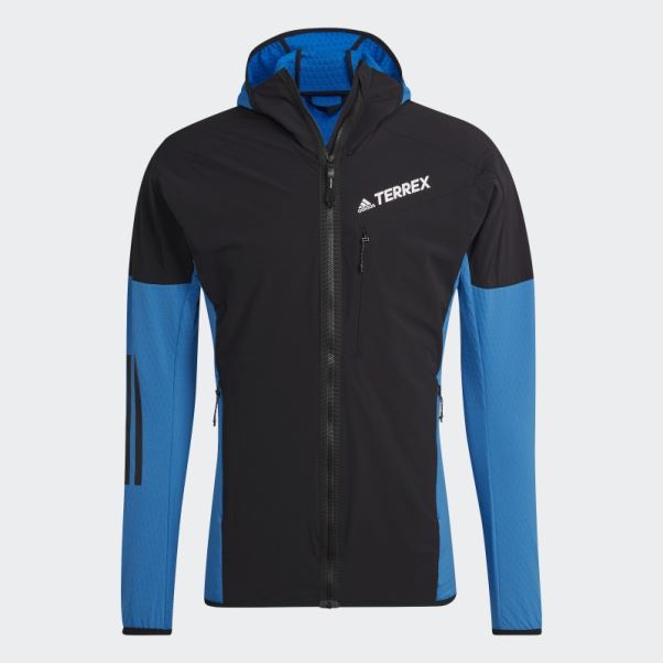 Veste à Capuche Techrock Flooce Wind Bleu Choc Adidas