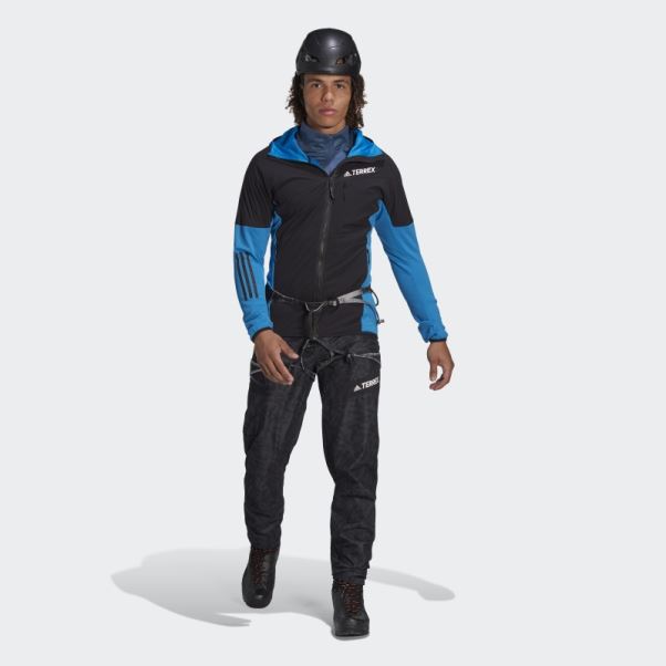 Veste à Capuche Techrock Flooce Wind Bleu Choc Adidas