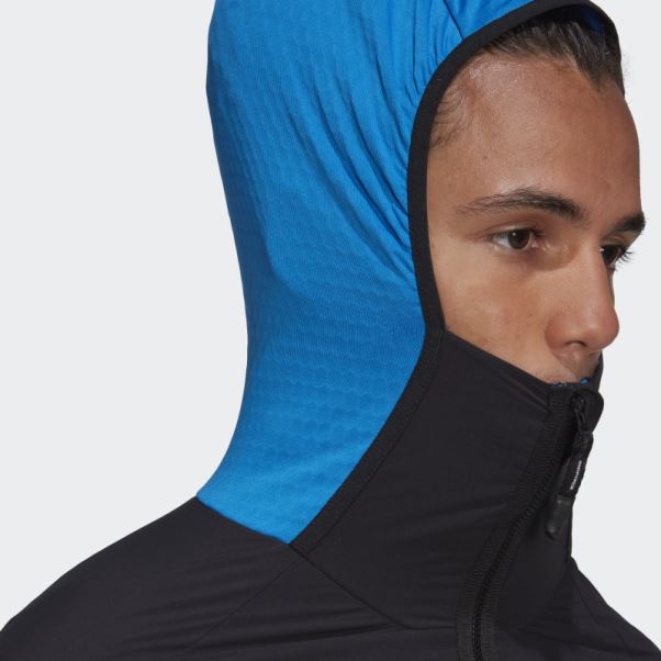 Veste à Capuche Techrock Flooce Wind Bleu Choc Adidas